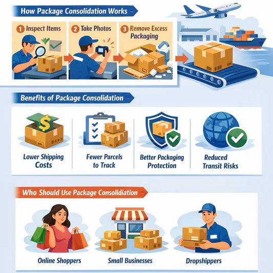 What Is Package Consolidation and How Does It Save International Shipping Costs?